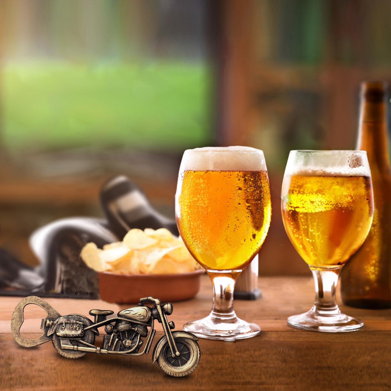 Motorcycle Bottle Opener - Gift for Men -6