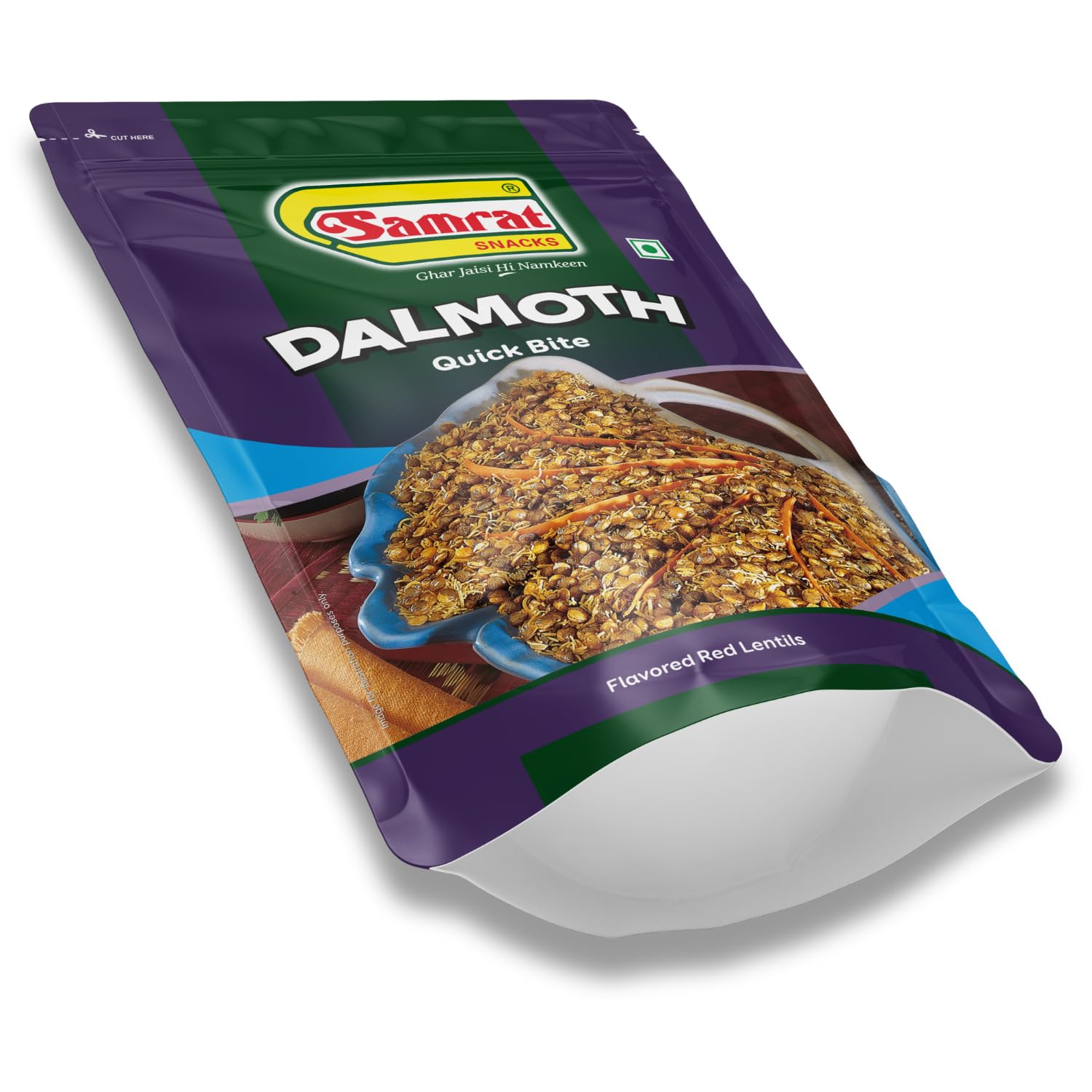 Samrat | Dalmoth Quick Bite Mix Namkeen with a Perfect Blend of Crunch & Flavor Snacks | Ghar Jaisi Hi Namkeen | (1 KG) 1