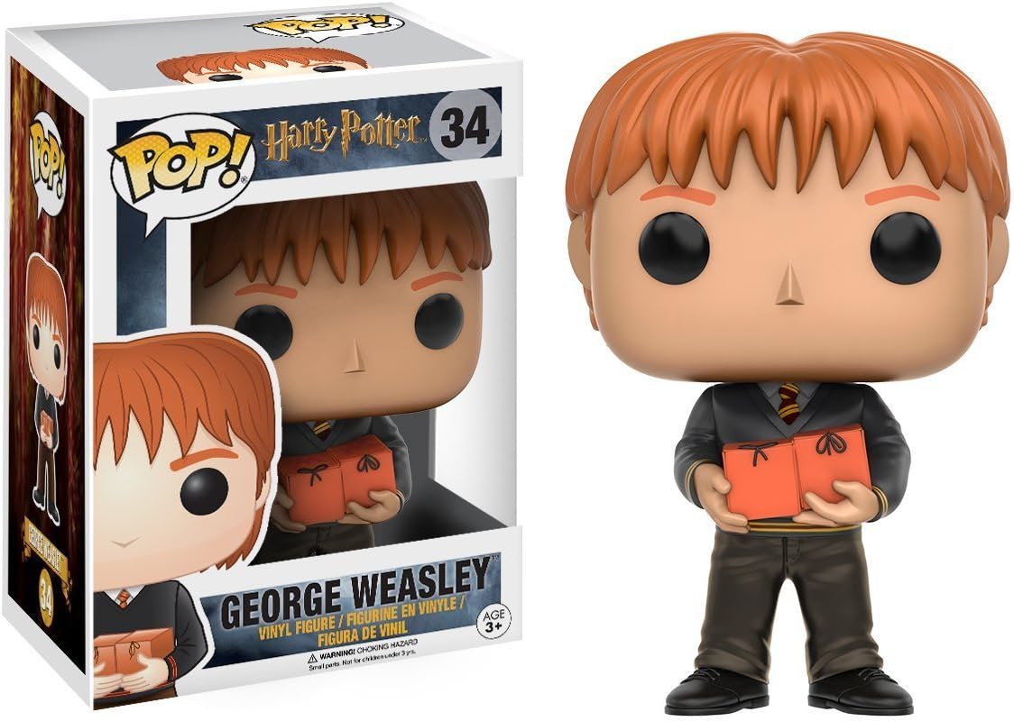HARRY POTTER - George Weasley Funko Pop! Vinyl Figure (Bundled with Compatible Pop Box Protector Case)