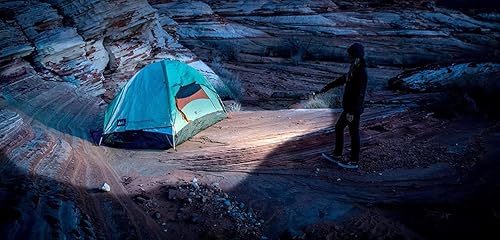 Miniatura 6 de Linterna LED de 180 grados, luz súper brillante, alta 600 lúmenes, luz resistente al agua para accesorios de campamento, exteriores, linterna de