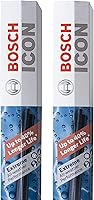 Bosch ICON 22A22B Beam Wiper Blades Set of 2 - Driver & Passenger Side, All-Weather Performance, Up to 40% Longer Life