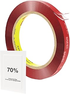 3M 4910 VHB Double Sided Tape Clear 6mm x 3m: Heavy-Duty, Wa