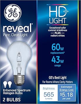 Ge reveal 43w 565 lumens Clearance