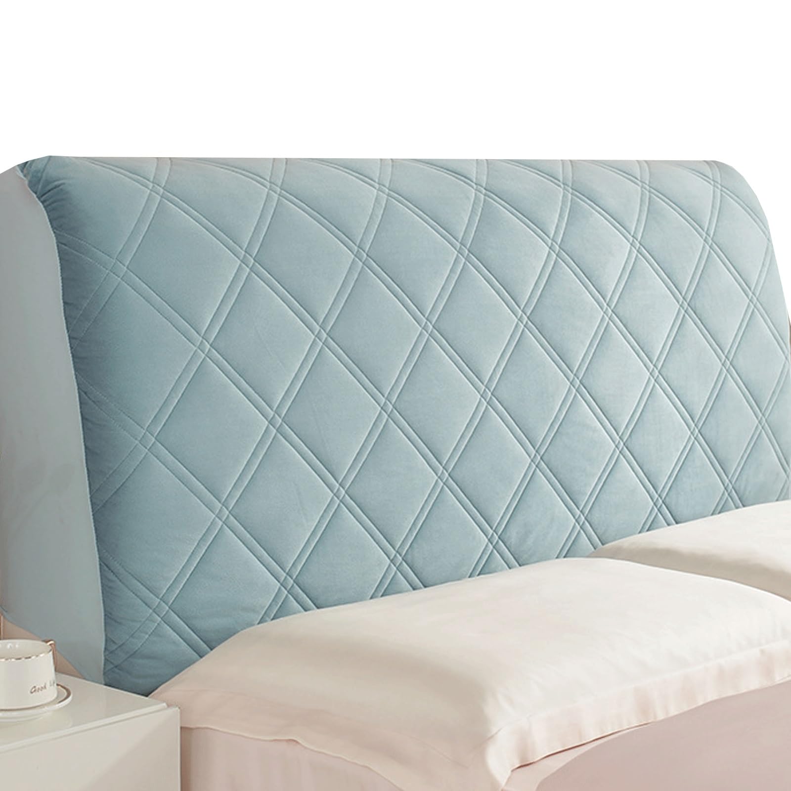 Universal Bed Headboard Covers Dustproof All-inclusive Padded Modern Elastic Headboard Cover Stretch Dustproof Bed Head Cover Protector - King/double/single Size Slipcover for Bedroom Decor