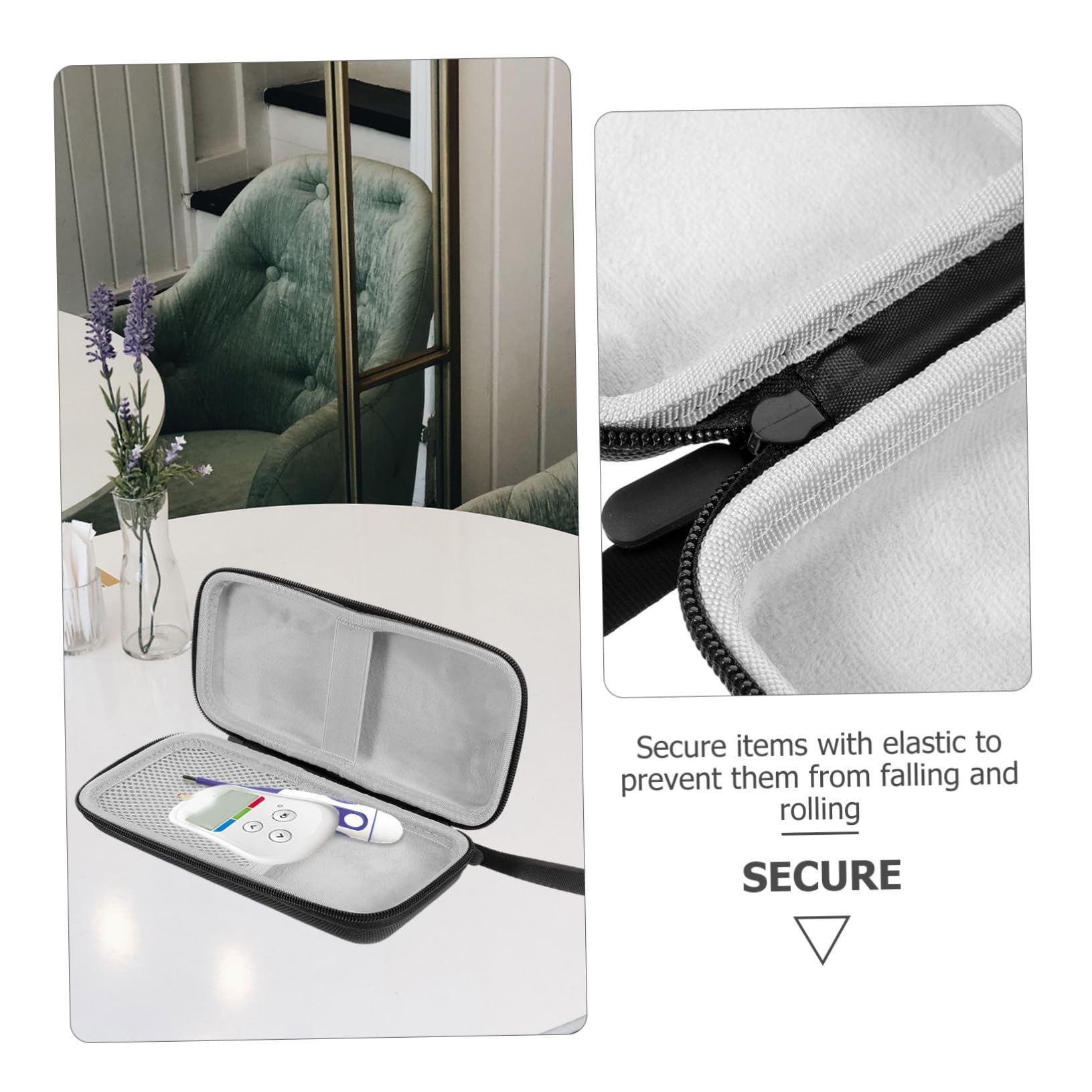 CALLARON 5stücke Blutzuckermessgerät Aufbewahrungstasche Tragbare Diabetes Organizer-tasche Für Zubehör Und Medizinische Utensilien Für Reisen Und Täglichen Gebrauch