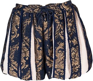 CosplayDiy Tudor Mens Renaissance Costume Pants - Medieval Royal Brocade
