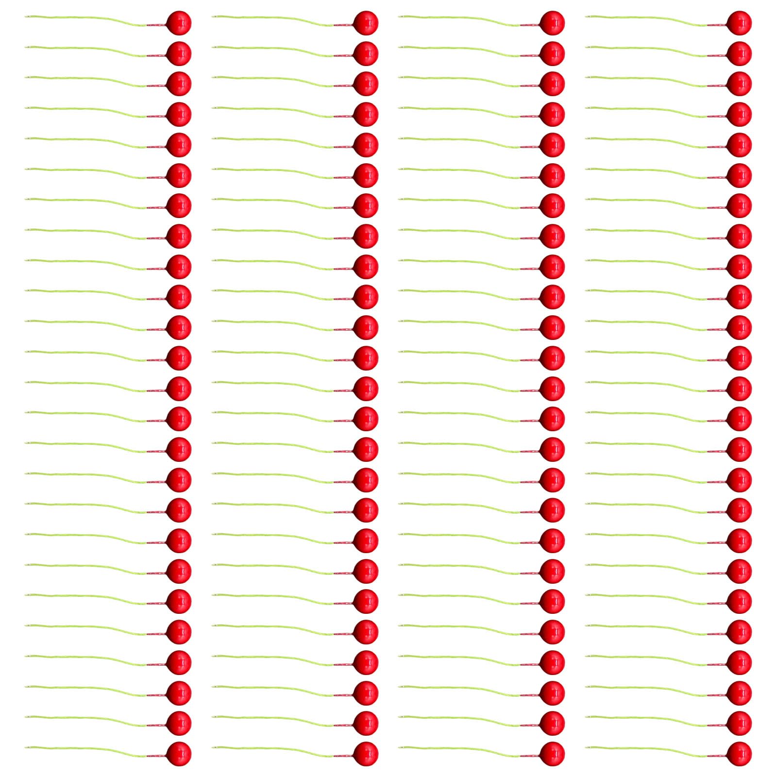 Elnwnnkc Red Of 100 Christmas Berries Ball Ornamentation Durability Foam Holiday Decorations For Tree Fireplaces Mantels Party Setups Christmas Foam Berries Decorations