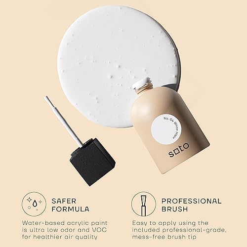 Miniatura 5 de Pintura Soto Touch Up Paintno tóxico multiusos para la reparación de interiores y reparación de rayones y marcas en paredes gabinetes ribetes