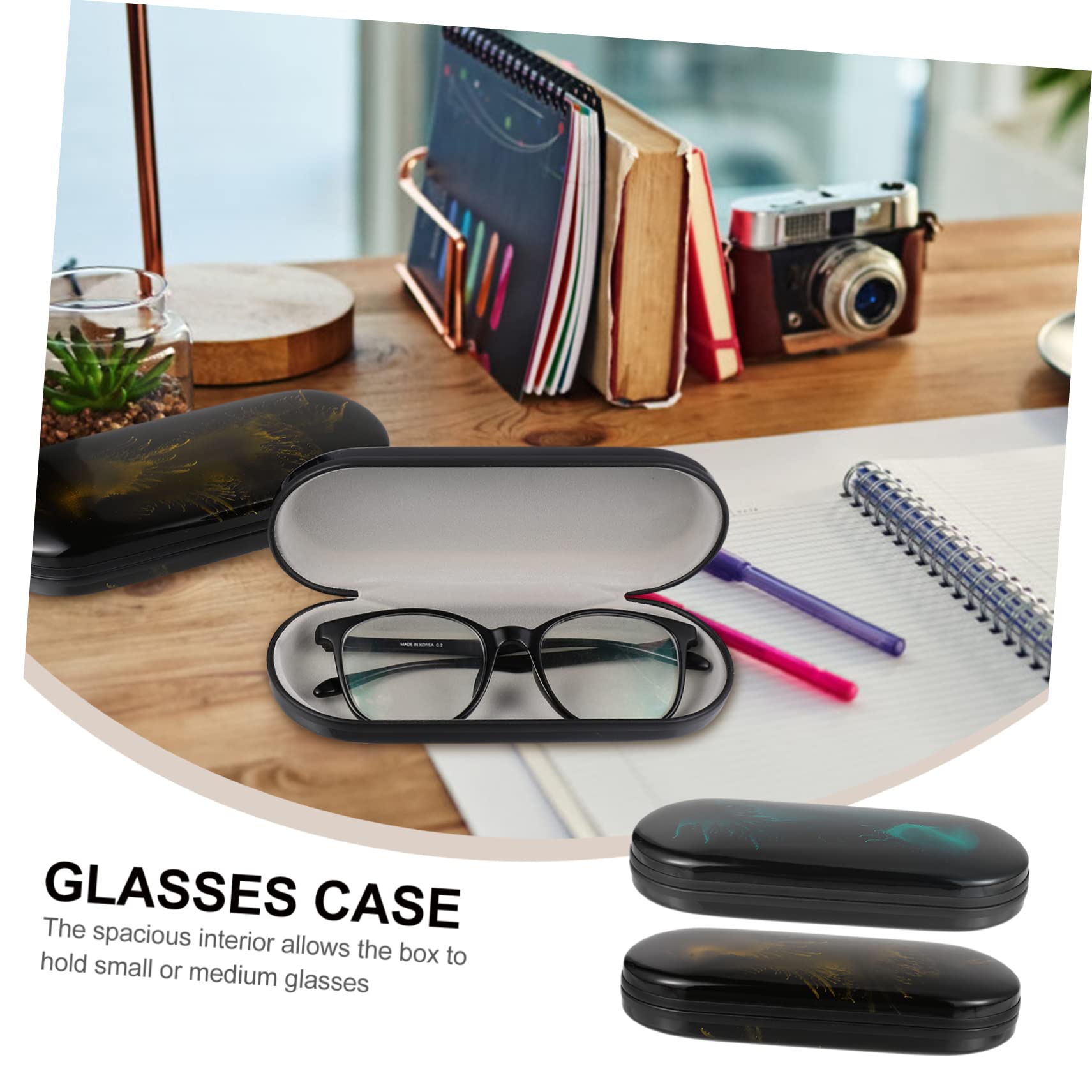 BESPORTBLE Sleek Glasses Storage Box Eyeglass Holder Eyeglass Storage Organizer Durable
