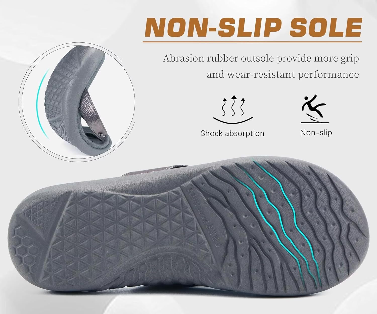 jiajiale Womens Fashion Orthotic Flip Flops Ladies Slip On Lightweight Comfortable Thick Cushion Yoga Mat Thong Sandals With Plantar Fasciitis Arch Support - Image 7