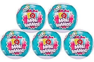 5 Surprise Mini Brands Mystery Capsule Real Miniature Brands Collectible Toy