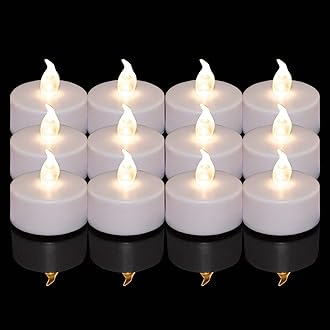 Battery Operated LED Tea Lights:150 Pack Flameless LED Bright Flickering Candles Long Lasting 200+ Hours Electric Candle in Warm White Ideal for Party, Wedding, Birthday, Halloween and Home Decoration