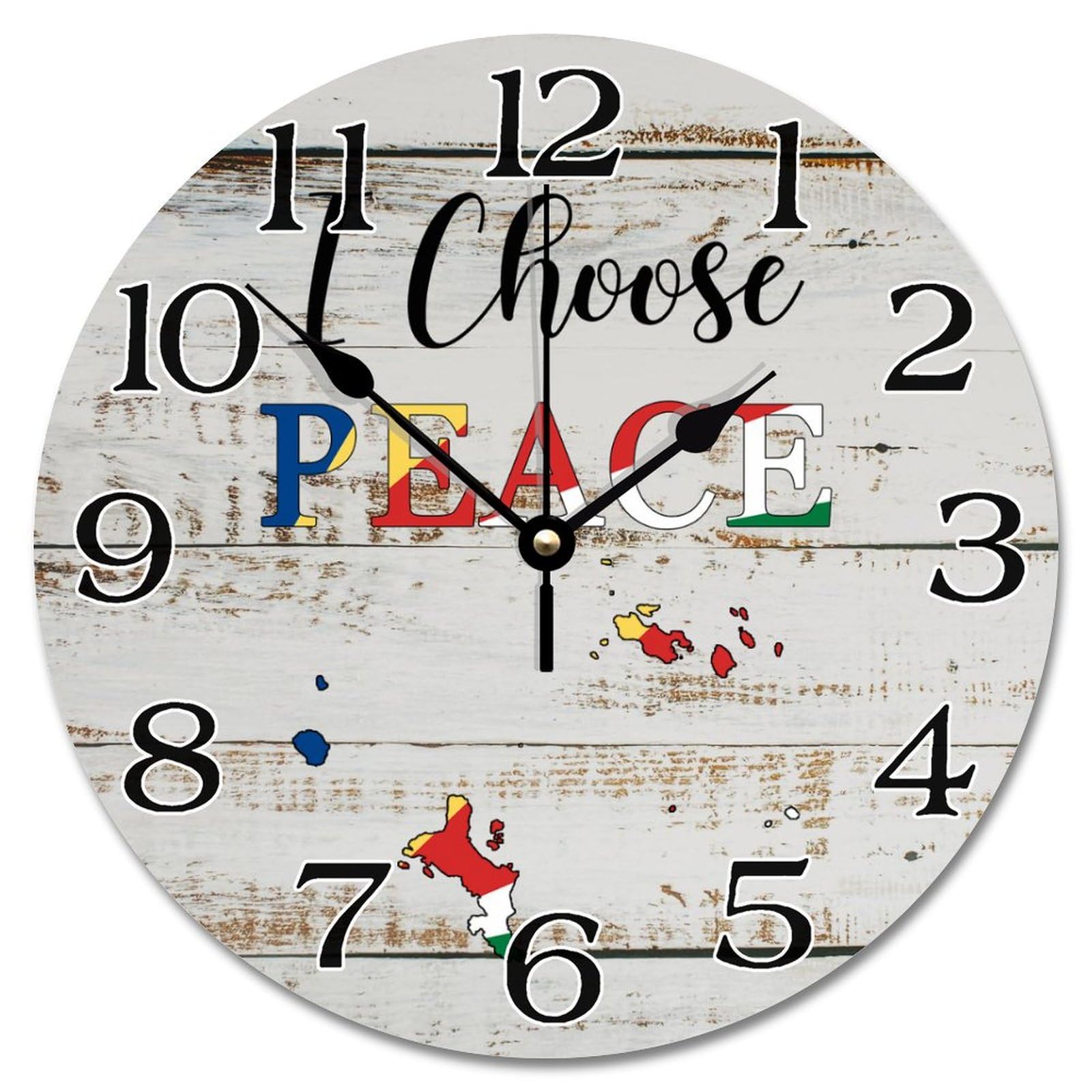 Horloge murale de ferme Seychelles pour créer une ambiance voyage vintage