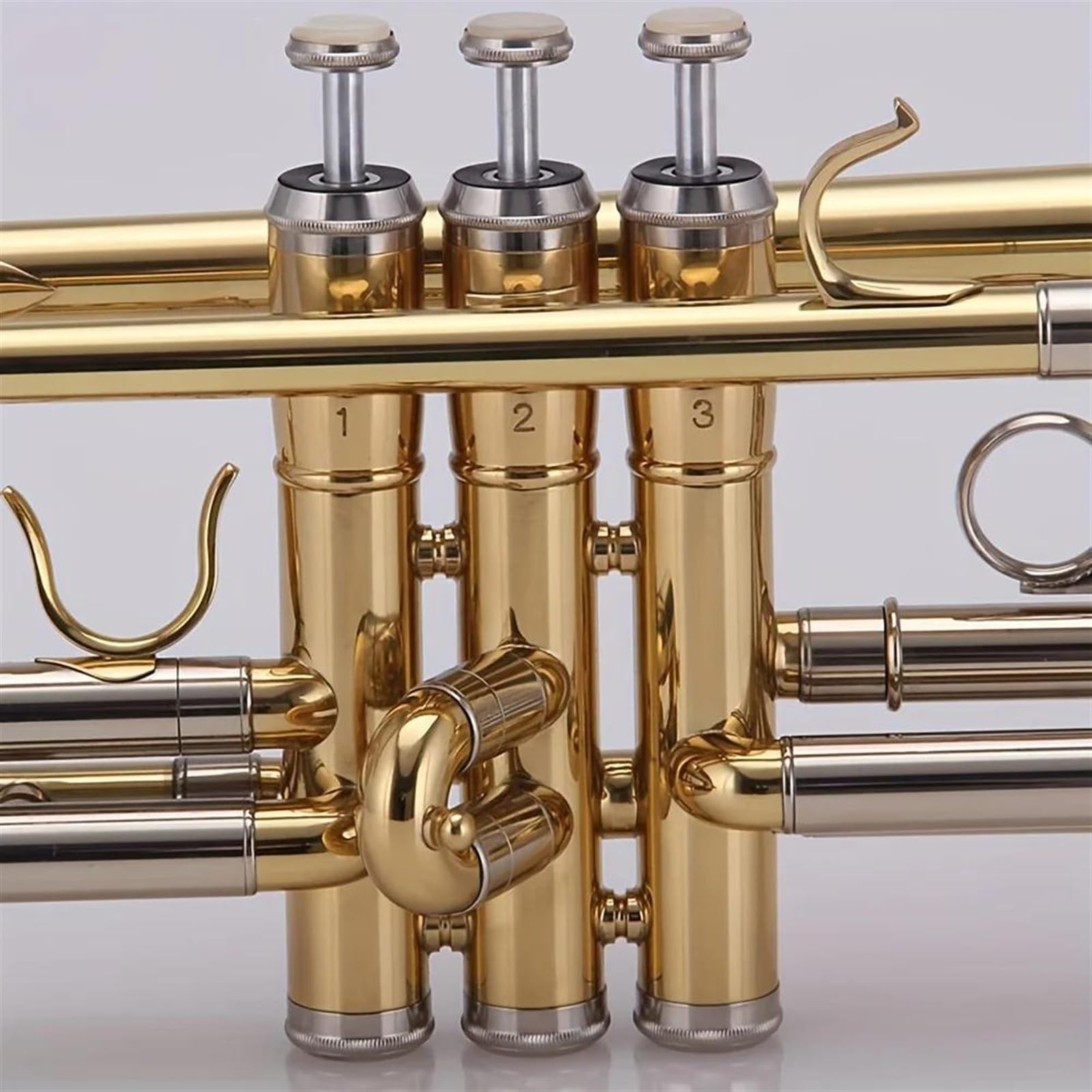 Standard Trompeten Professionelle Trompete B-Trompete Musikinstrument Weißkupfer Pitch Tube Anfänger