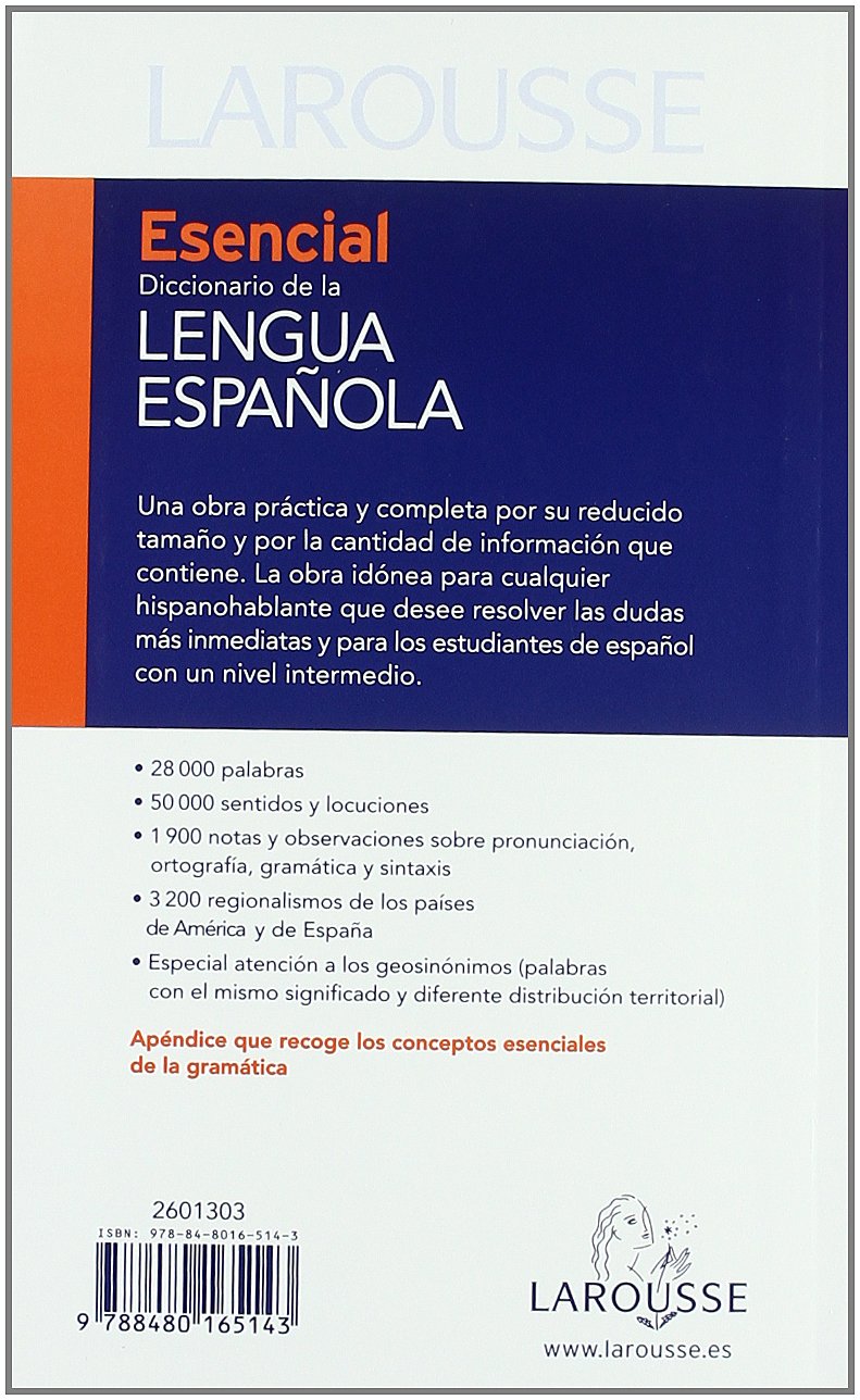 Diccionario Esencial Lengua Española (Larousse - Lengua Española - Diccionarios Generales)
