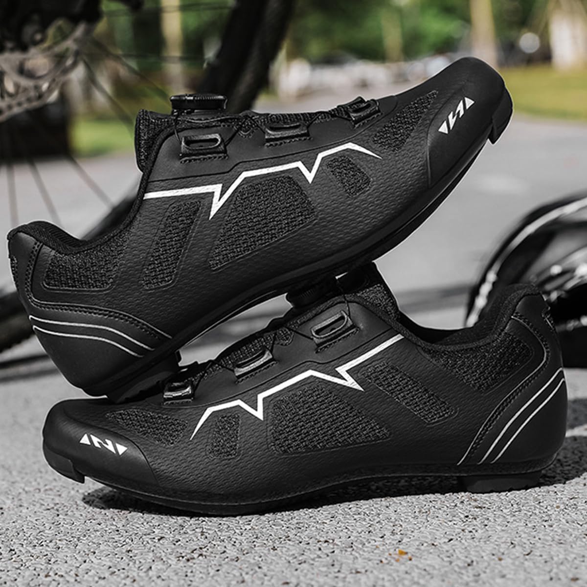 Zapatos de Ciclismo para Hombre Mujer, Zapatos Bicicleta Carretera