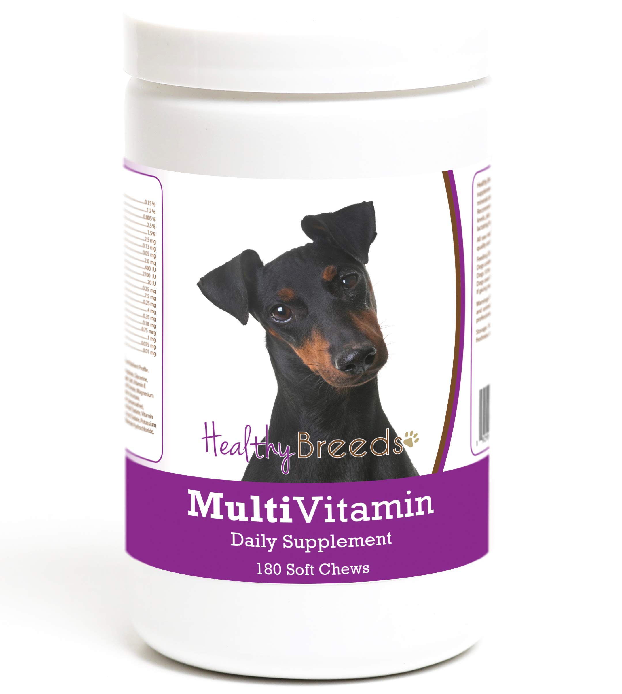 Healthy Breeds Manchester Terrier Multivitamin Soft Chew for Dogs 180 Count