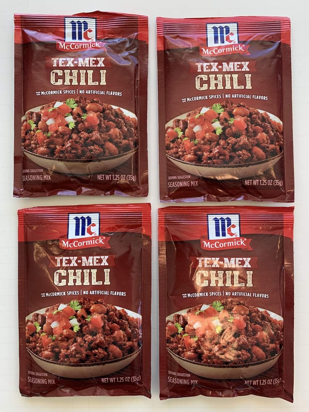 McCormick TexMex Chili Mix (1.25 oz Packets) 4 Pack