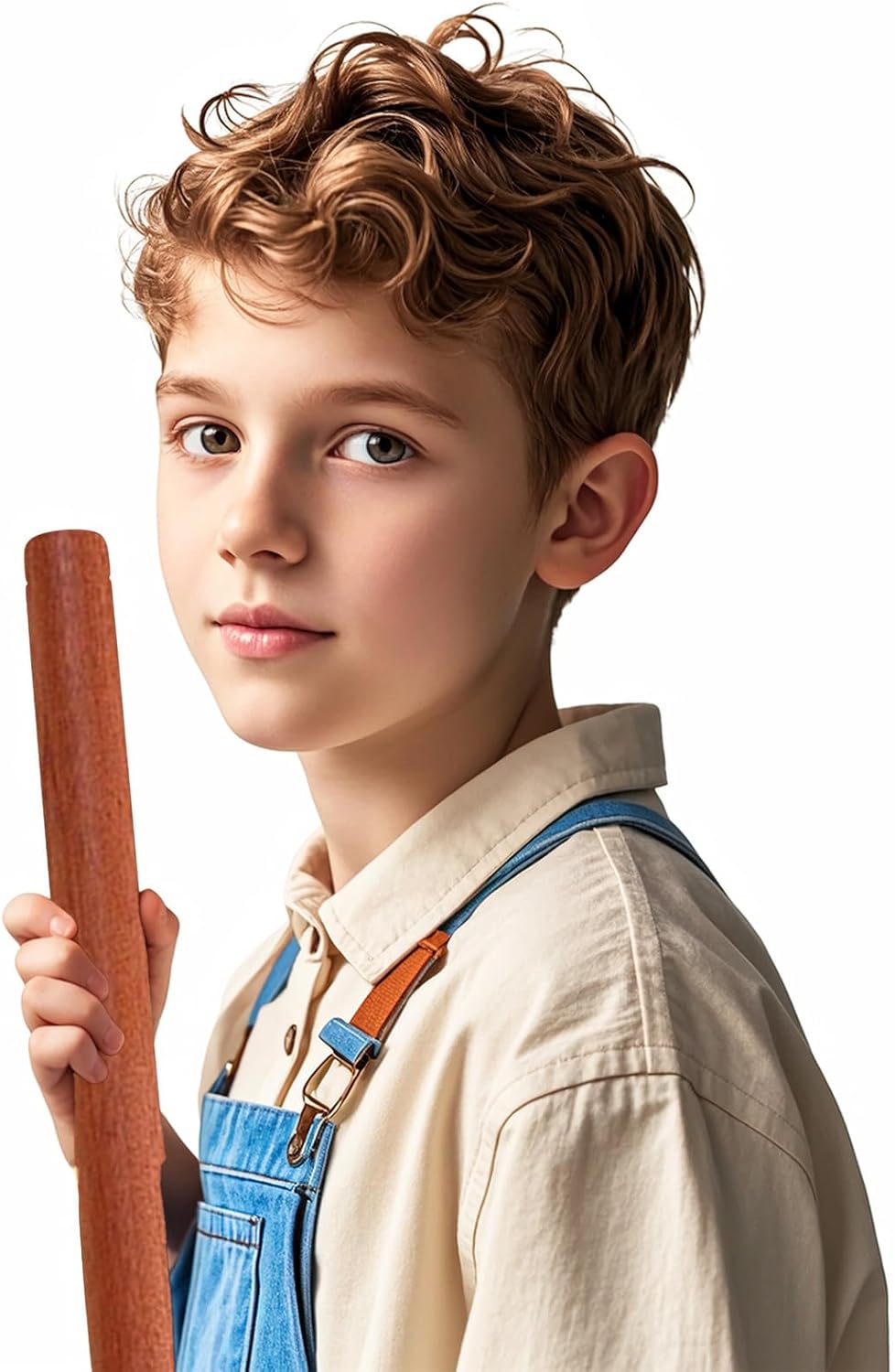 Wood Rolling Pin Kitchen Roller Rolling Pins, Non-Stick Rolling Pin for Baking, Wood Dough Roller for Pizza, Fondant, Pie, Cookie, Pastry, Essential Kitchen Tool,60cm/23.6"
