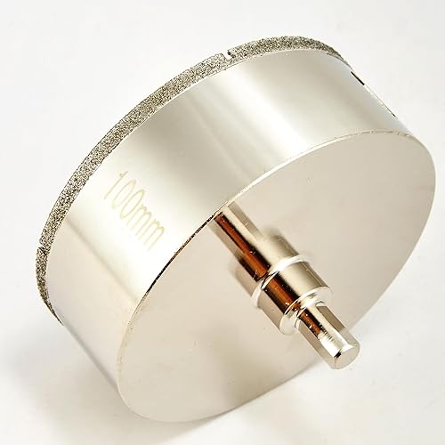 Vista 70 de Sierra perforadora de diamante de 3/4 pulgadas con broca piloto, brocas para azulejos de porcelana, granito, cerámica, mármol, vidrio, piedras