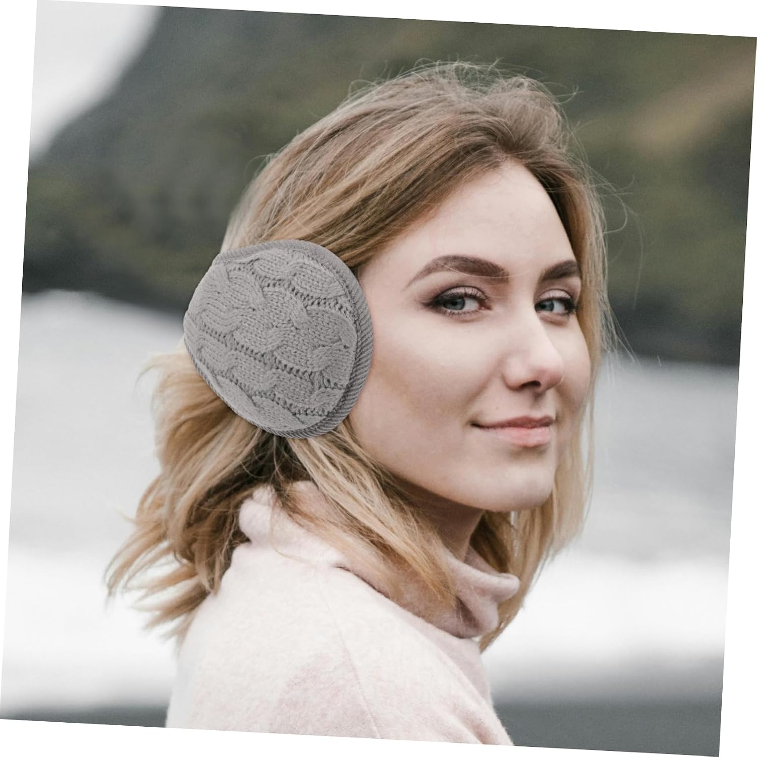 BESPORTBLE Winter Ear Warmers for Men and Women Foldable Knit Earmuffs with Fuzzy Fleece Lining Comfortable Ear Protection for Outdoor Activities Stylish and Insulated