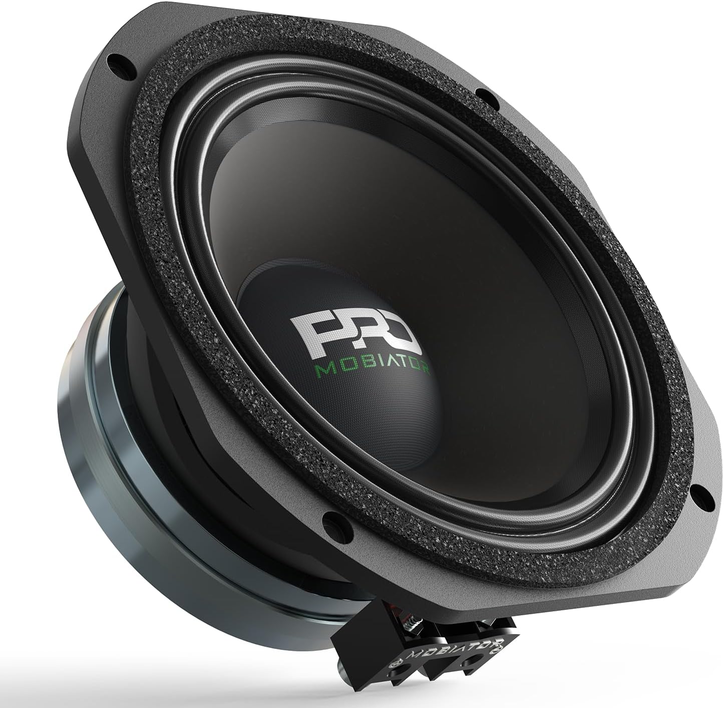 PRO654ND Loudspeaker - 6.5" Midrange Aluminum Basket, Neodymium High Efficiency 1000W Max, 4 Ohms - Premium Quality Audio Door Speakers for Car or Truck Stereo Sound System (MB-PRO654ND)