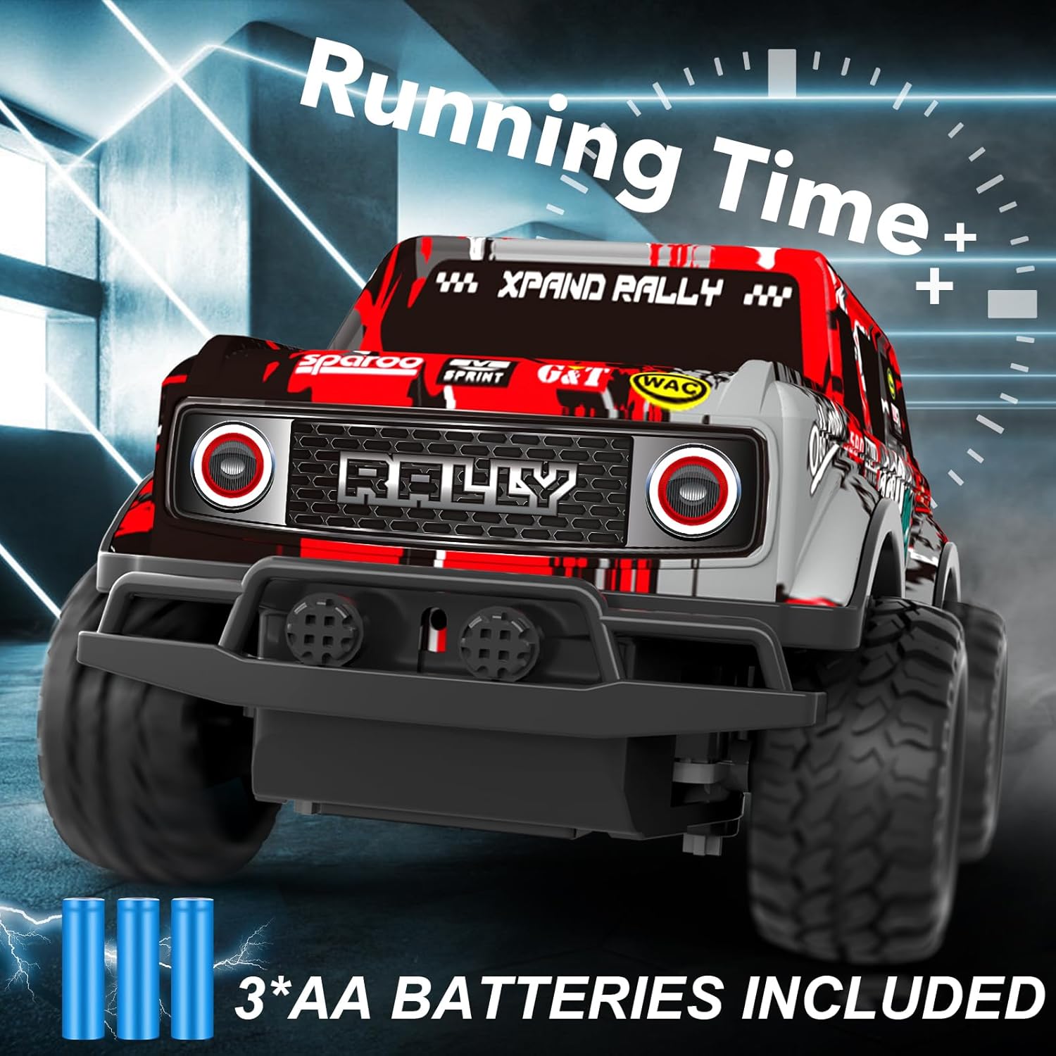 Coche de control remoto de carreras a control remoto, camión de control