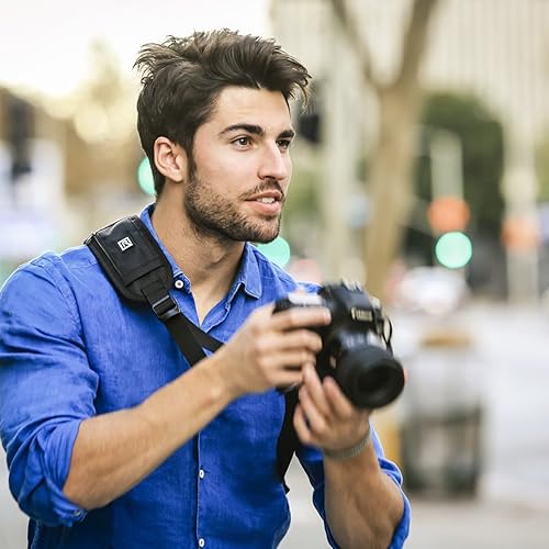 Miniatura 9 de BLACKRAPID RS-4 Retro Classic, diseño original de cabestrillo de cámara, correa para cámaras DSLR, SLR y sin espejo, para fotógrafos diestros y