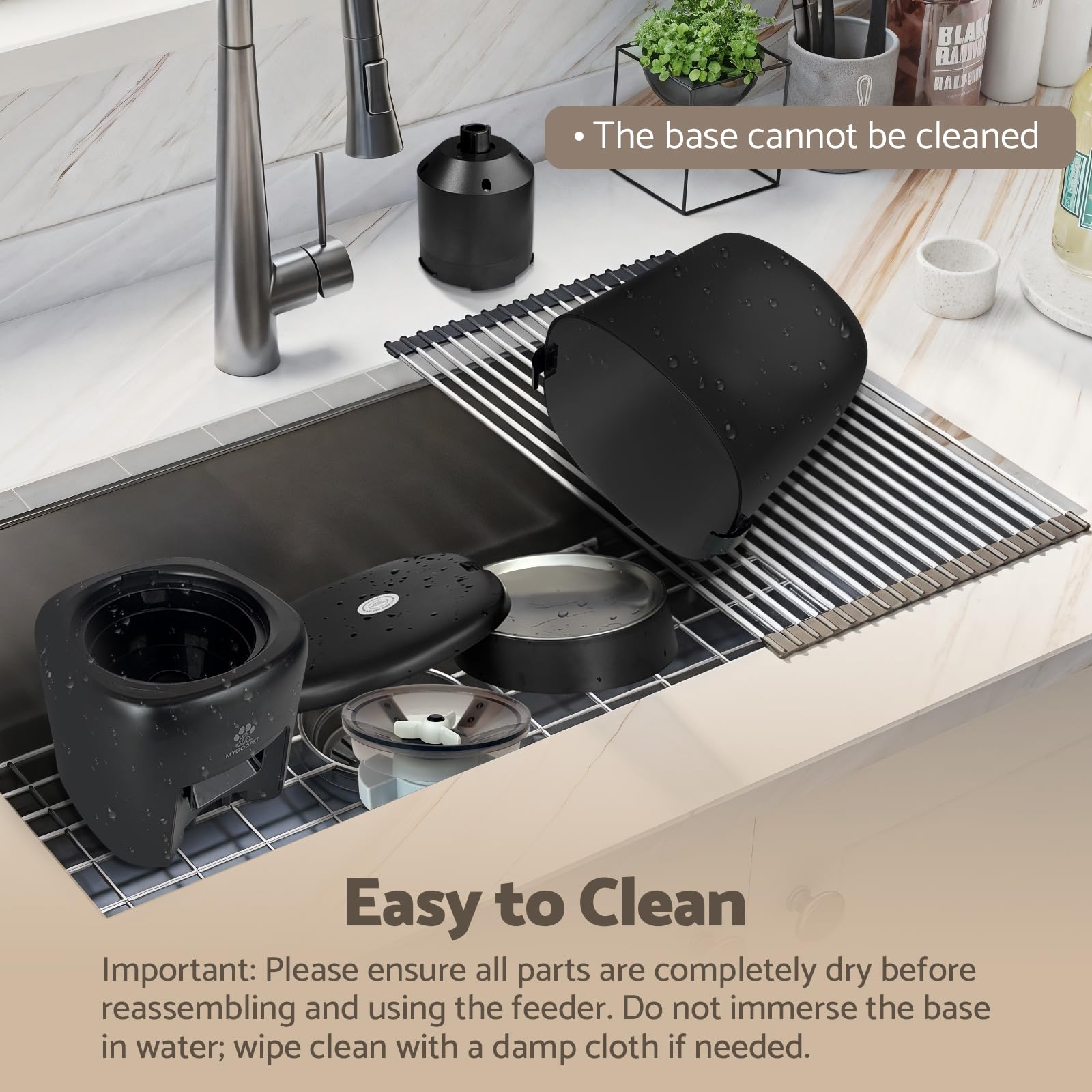 Comedero automático para gatos, dispensador automático de alimentos para gatos con WiFi 5G con bolsa desecante, alimentador de mascotas temporizado de 5 litros con servicio de aplicación gratuito
