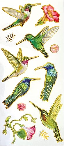 Miniatura 5 de Paper House Productions Juego de 3 láminas de calcomanías con efecto esmaltado brillante para manualidades, álbumes de recortes y coleccionismo