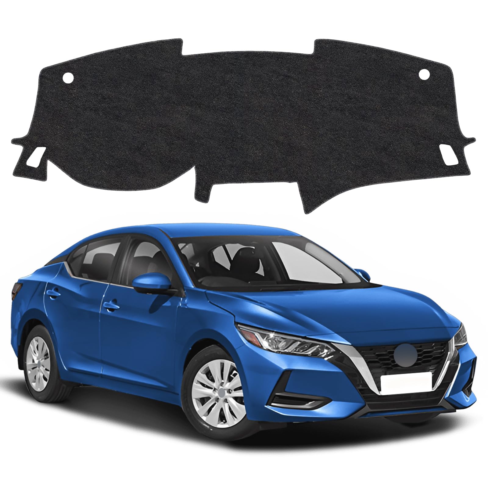 Dash Cover Mat Compatible with Nissan Sentra 2020-2026 Non-Slip Dashboard Cover Mat Sunshade UV Rays Protector Interior Accessories
