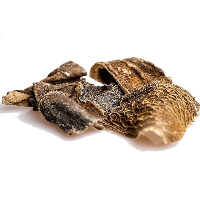 Foto 3 de 8 de GIOSNAX - Rumen de Ternera, Rumen de Ternera deshidratado, para Perros, golosina, Snack, recompensa 100%…