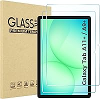 ProCase 2 Pack 9H Tempered Glass Screen Protector for Galaxy Tab A11 Plus 2025 & A9+ 11 Inch 2023 - HD Clear, Bubble-Free Install