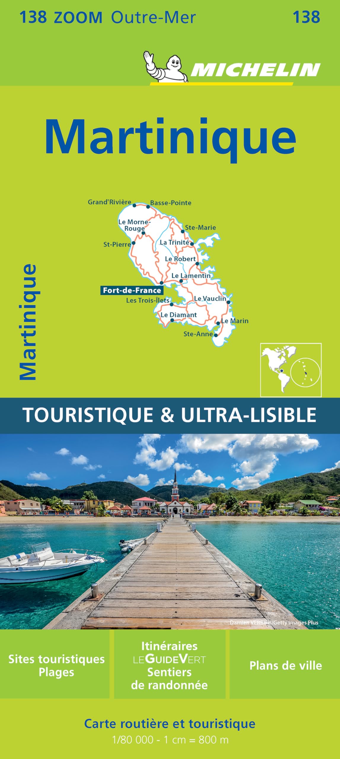 Martinique - Zoom Map 138: Map (Michelin Zoom Maps)