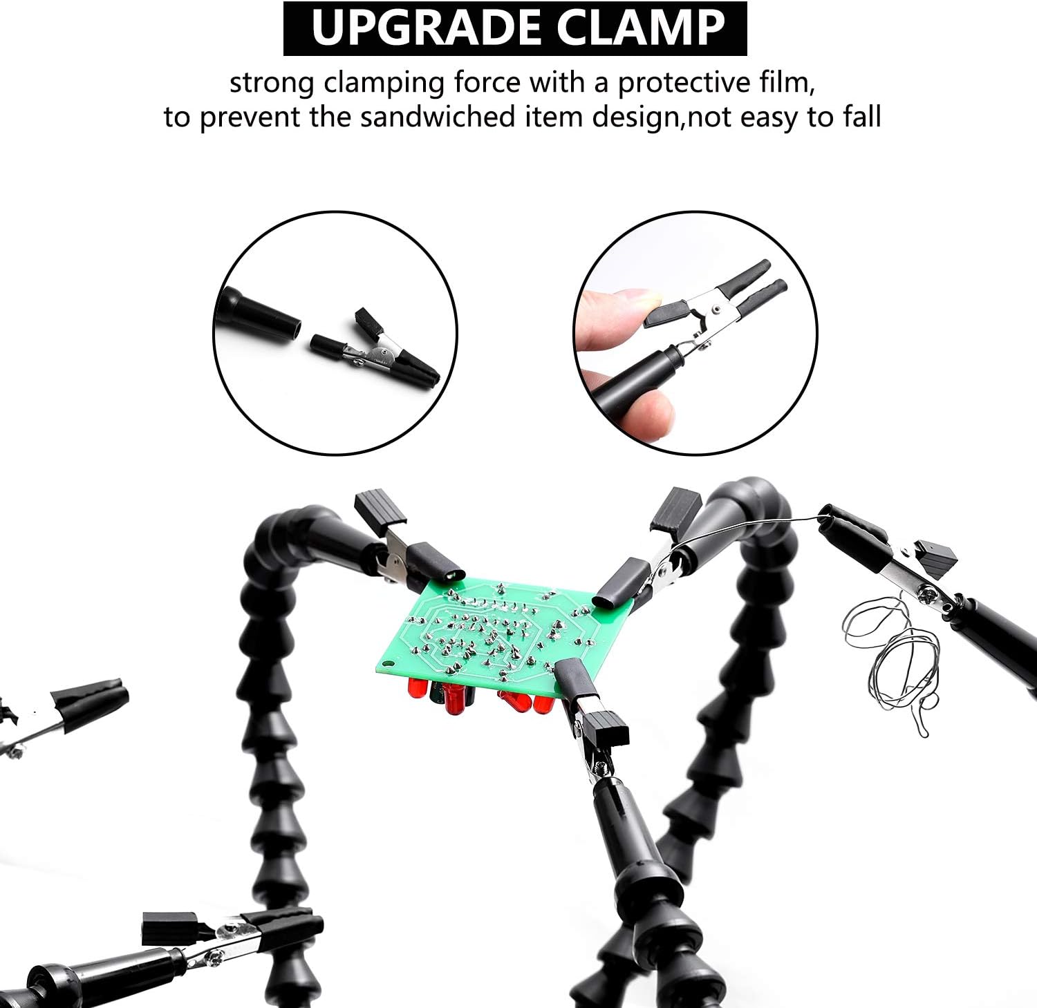 Blасk Frіdау - 60% оƒƒ Soldering Helping Hands Third Hand and Vise with 6 Flexible Arms, 3X Magnifying Lamp,Stable Metal Base for Electronics Repair,Modeling,Hobby and Craft,Jewelry Making… Uр Tо 50% оƒƒ Soldering Helping Hands Third Hand and Vise with 6 Flexible Arms, 3X Magnifying Lamp,Stable Metal Base for Electronics Repair,Modeling,Hobby and Craft,Jewelry Making…