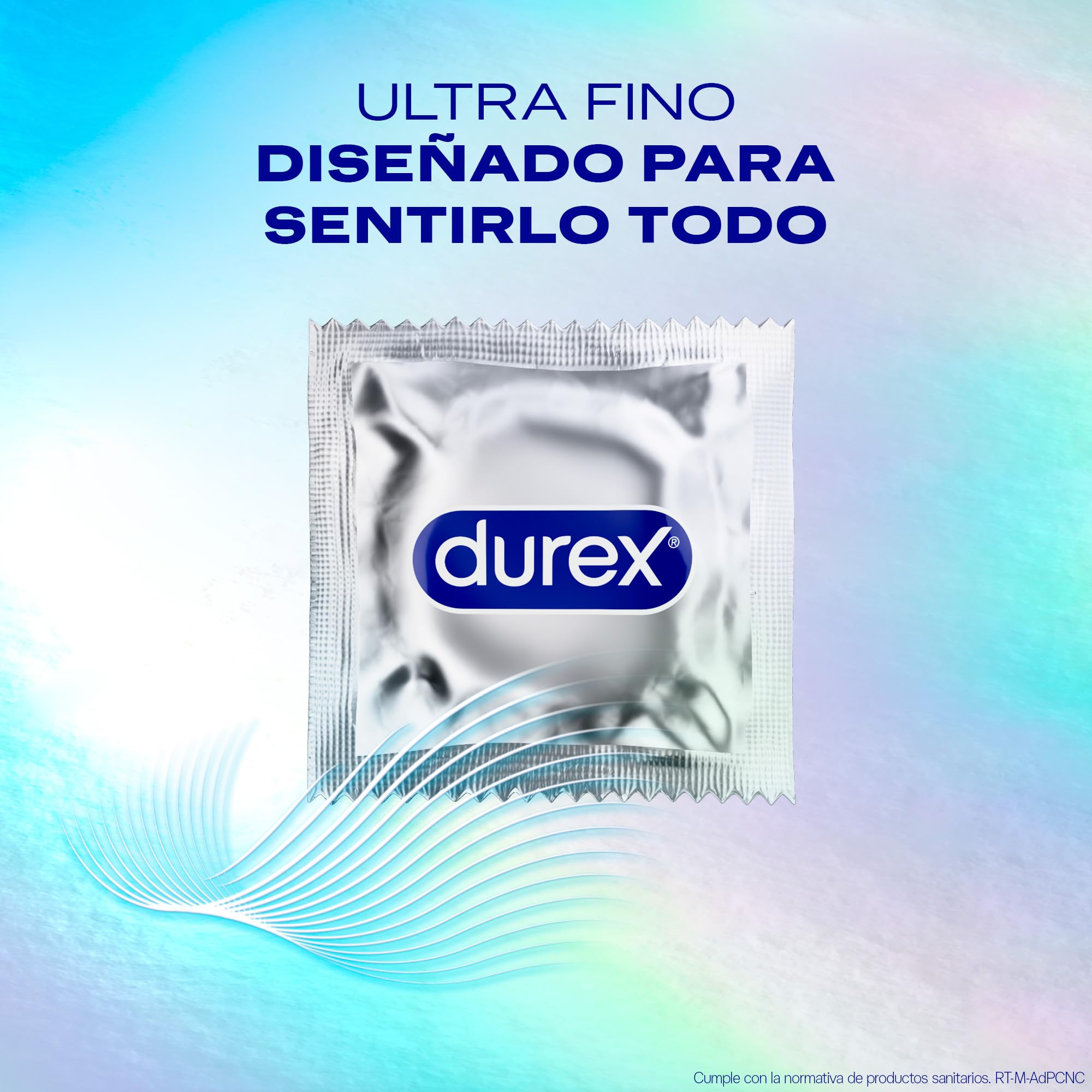 Durex Preservativos Invisible, Ultra fino, el más fino de Durex, pack 96 condones