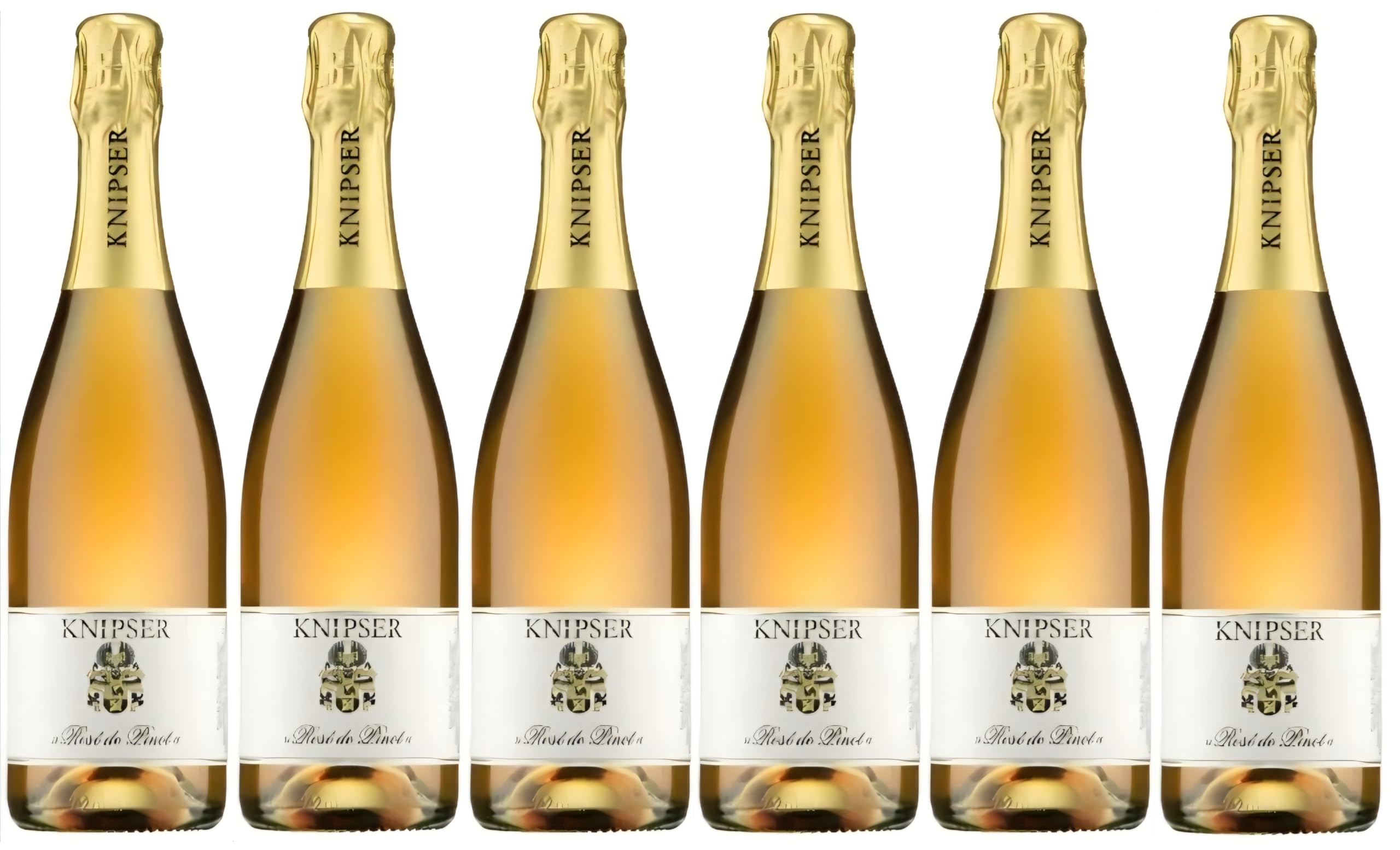 Knipser Pinot Rose Brut nature Sekt 6 Flaschen zu je 0,75 Liter