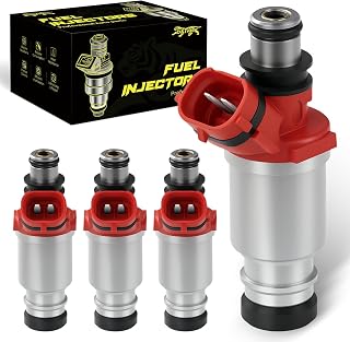 Oktiger High Performance Fuel Injectors 1.8L L4 Fit for Toyota Corolla 1993 1994 1995 1996 1997; Celica 1994 1995 1996 1997; for Geo Prizm 1993-1997, Replace OE# 2325016160, 2320916160 FJ388 (4Pcs)