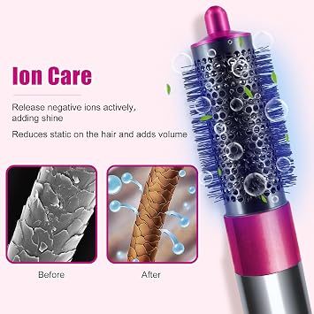 Round Volumizing Brush Attachment for Dyson for Airwrap HS01/HS05/HS08