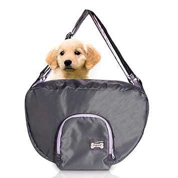 ELECTROPRIME Portable Cat Dog Carrier Shoulder Bag Foldable Pet Puppy Purse for Hiking Traveling Walking