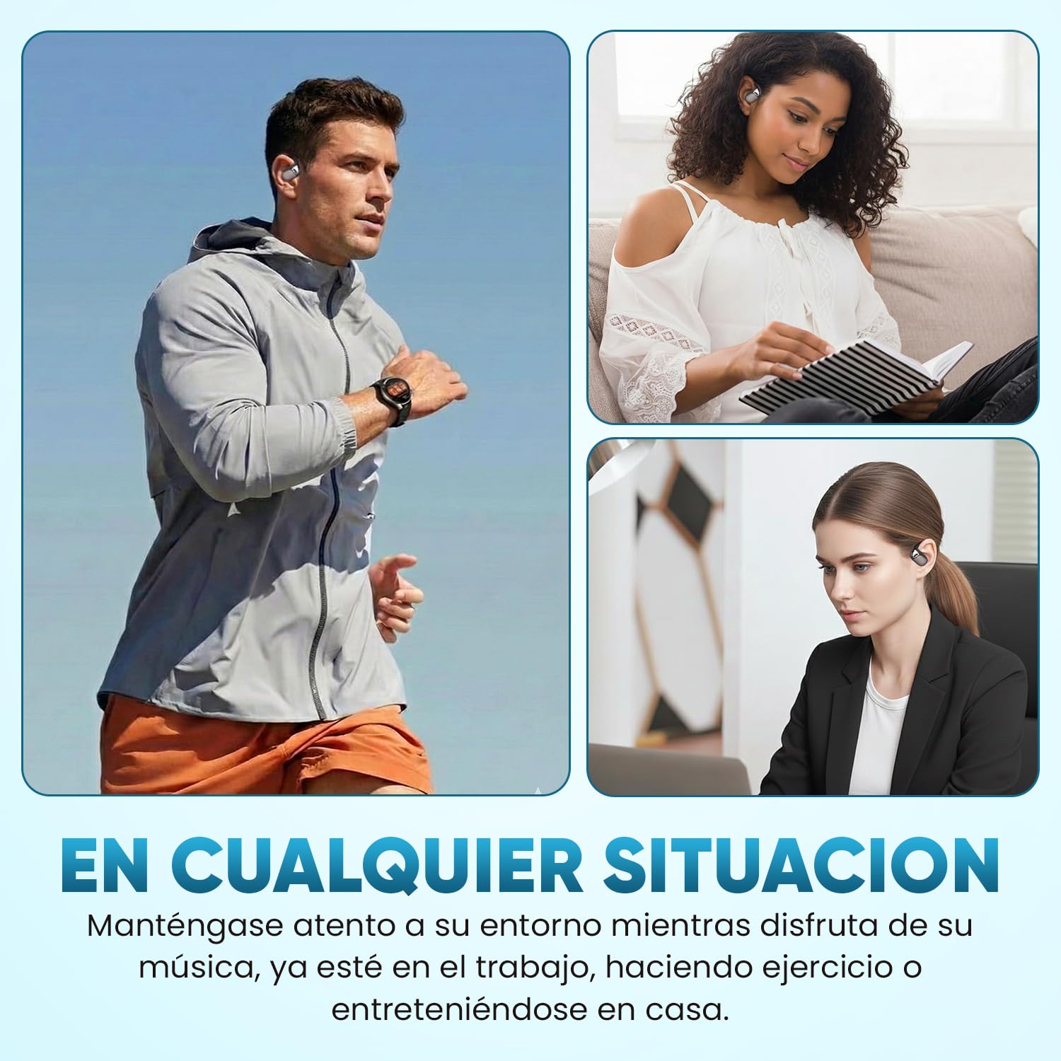 Auriculares Traductores Inteligentes en Tiempo Real, 3 en 1 con Asistente de Reuniones, Traducción de Voz y Texto en 150 Idiomas, Bluetooth 5.4 con Estuche de Carga–Viajes, Negocios y Entretenimiento
