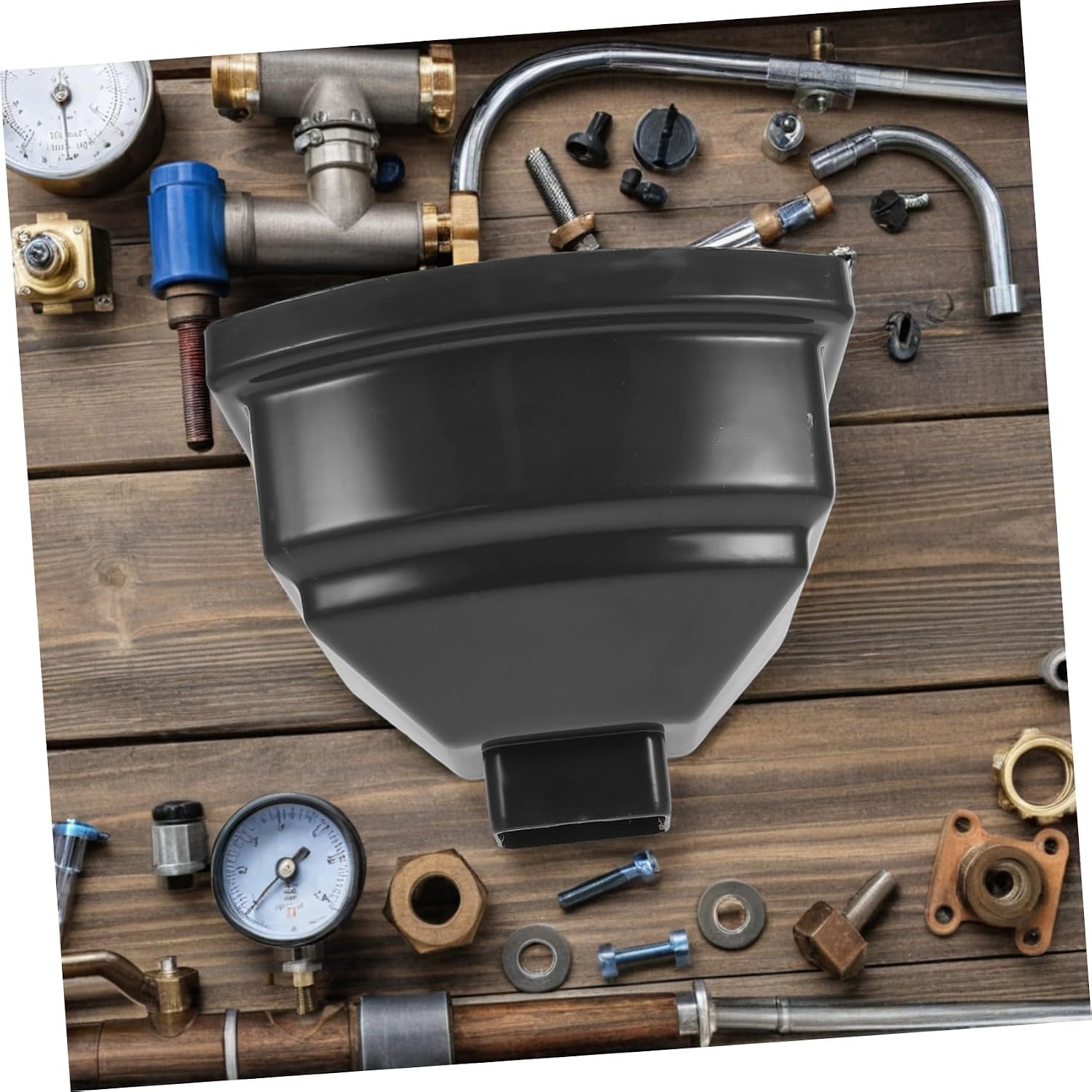 STOBAZA Arc-Shaped PVC Rainwater Drainage Downspout Adapter with Efficient Water Collection and Quick Installation for Patios and Homes
