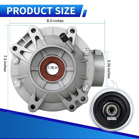 703500878 Upgraded Rear Differential Assembly Compatible with Can-Am Outlander 500/570/650/800/1000, for Defender HD5, for Renegade 800/1000 Replace 703501019 705501896