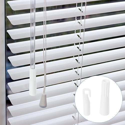 Miniatura 6 de Piezas de repuesto para persianas verticales, gancho para persianas y asa, gancho para punta de varita, abridor de persianas de plástico