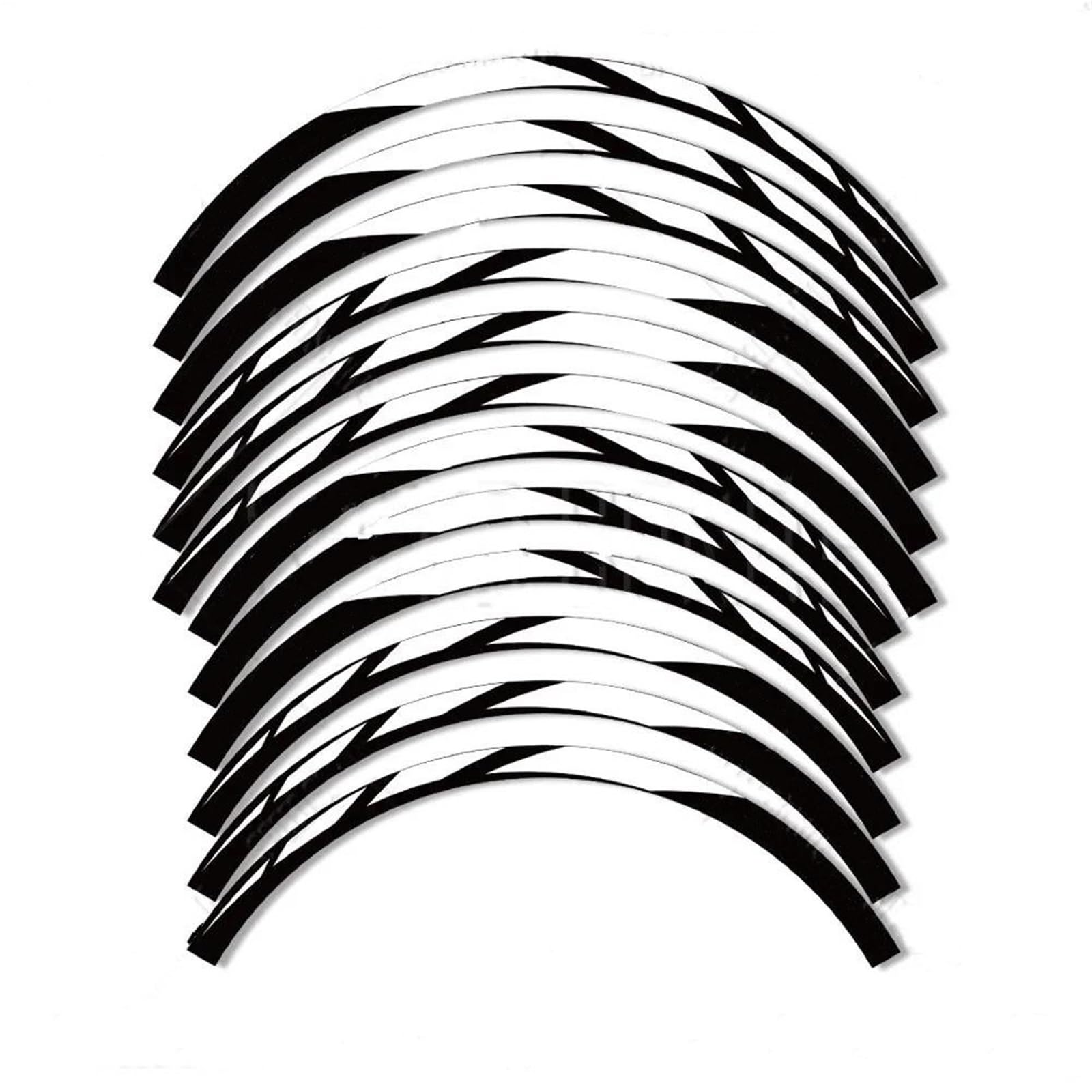 Motorbike Rim Stripe Sticker for CFMOTO 150SC SC150 Motorcycle Reflective Wheel Sticker Rim Strips Tape Hub Decal Accessories(D)