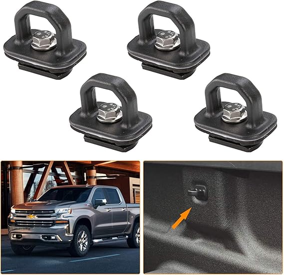 Kiwi Master Tie Down Anchors Compatible for 20072023 Chevy