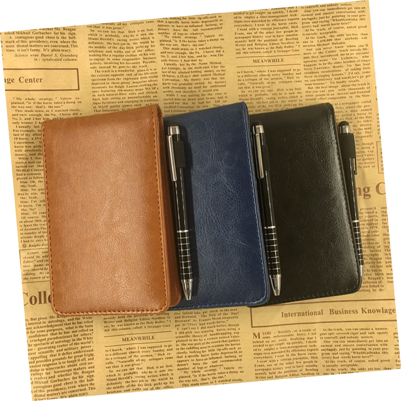 EXCEART 10 Pièces Bloc-notes Portable A7 Cahier D'affaires Mini Carnet Cahier De Travail Journal Noir Agenda De Bureau Planifier Le Bloc-notes Carnet De Notes Pour Black Papier