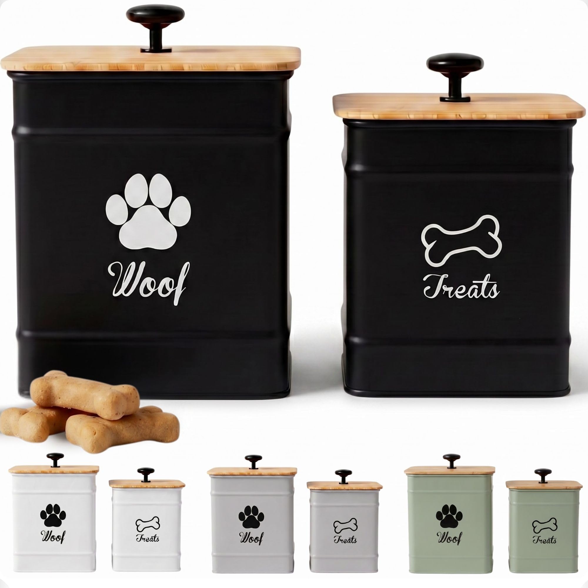 HB Design Co. Dog Treat Container Set