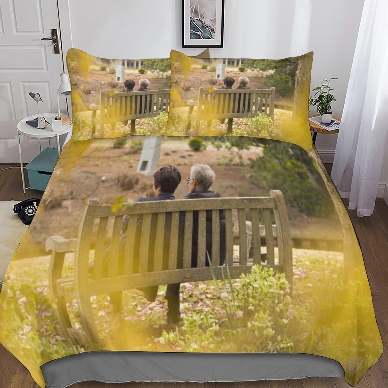 Housse de couette personnalisée haut de gamme parure lit microfibre impression 3D