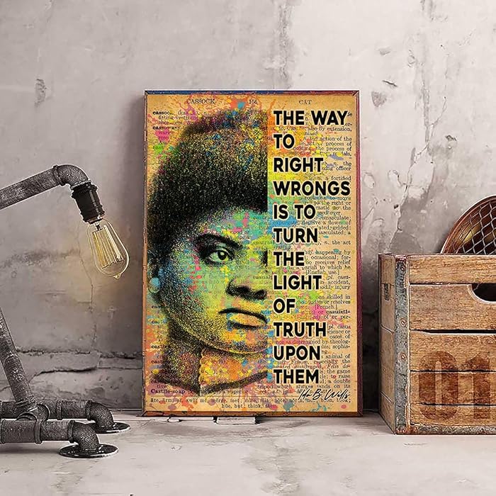 Buy Ida B Wells Quote, Ida B Wells Print, Ida B Wells Art, Black
